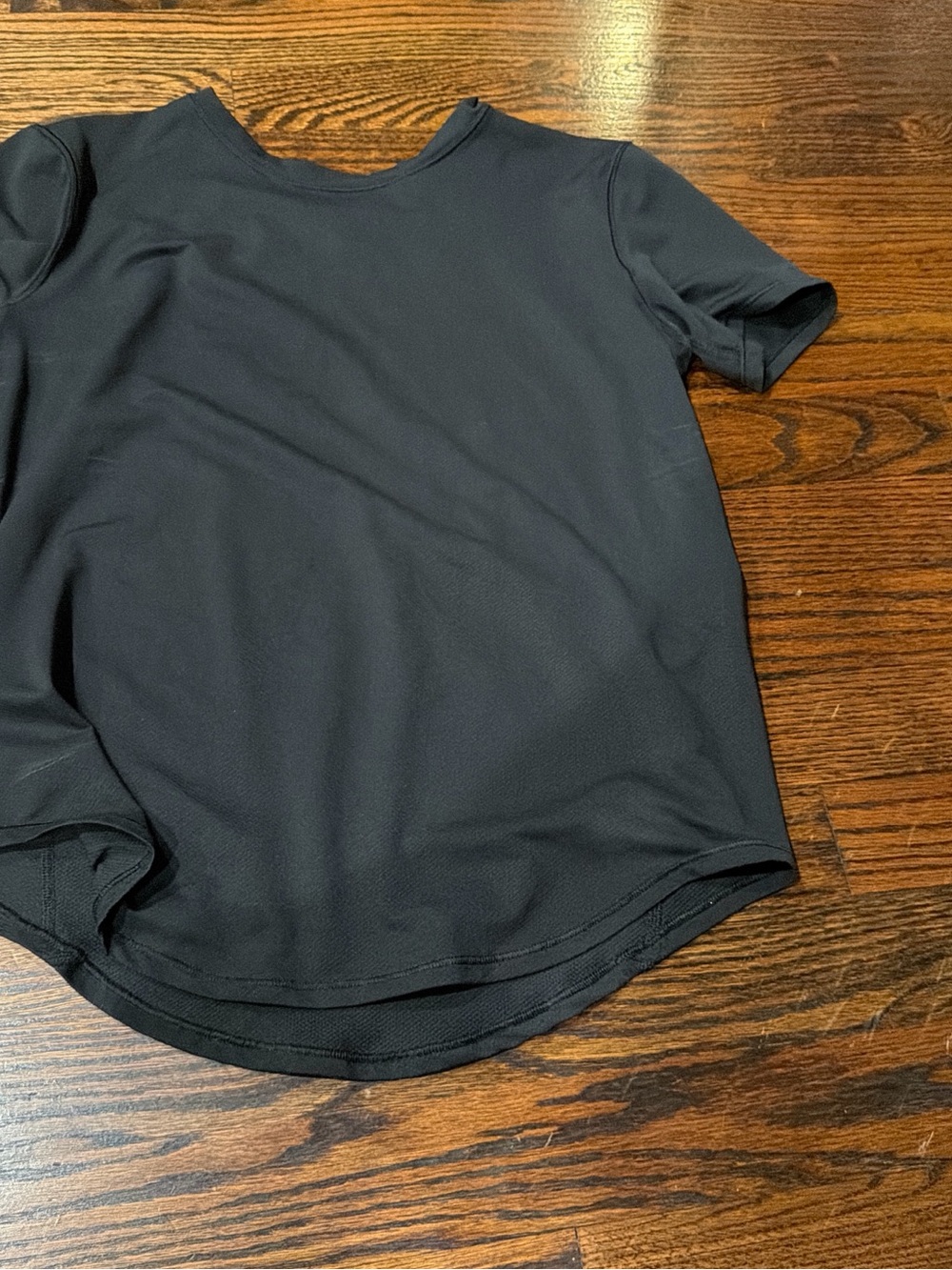lululemon athletica Black Short Sleeve Crew Top